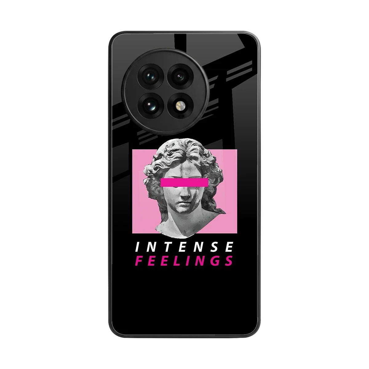 Intense Feelings back phone cover | glass case for oneplus 13r