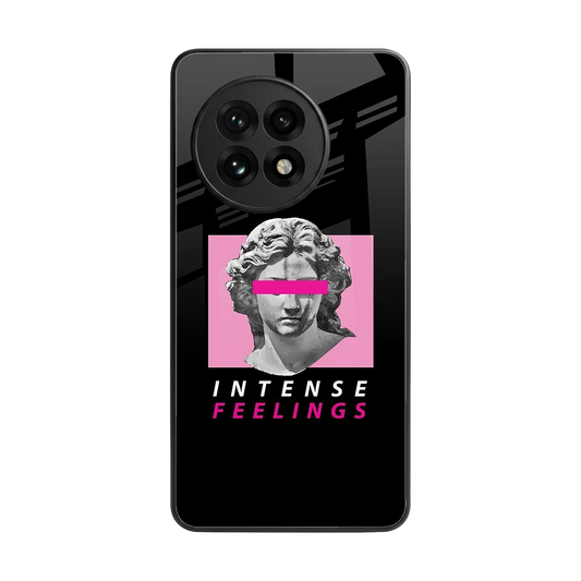 Intense Feelings back phone cover | glass case for oneplus 13r