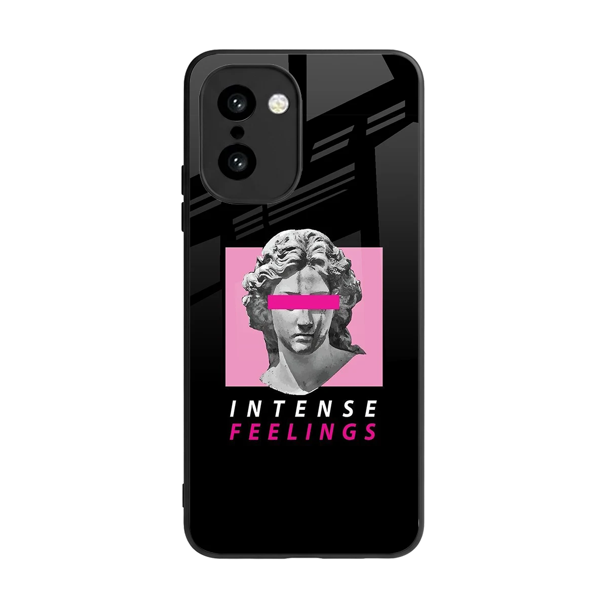 Intense Feelings back phone cover | glass case for oneplus 15r
