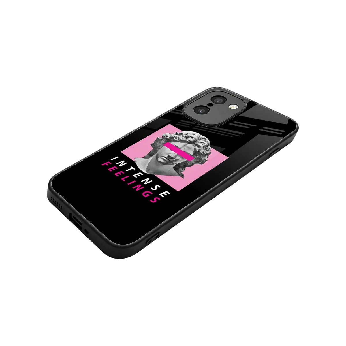 Intense Feelings stylish phone case for oneplus 15r | glossy glass and slim fit