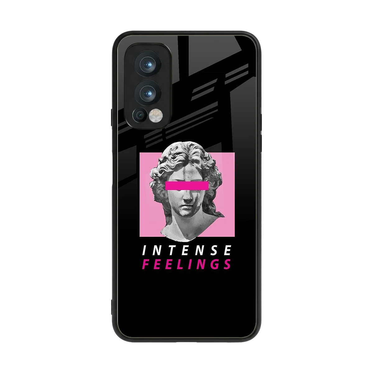 Intense Feelings back phone cover | glass case for oneplus nord 2