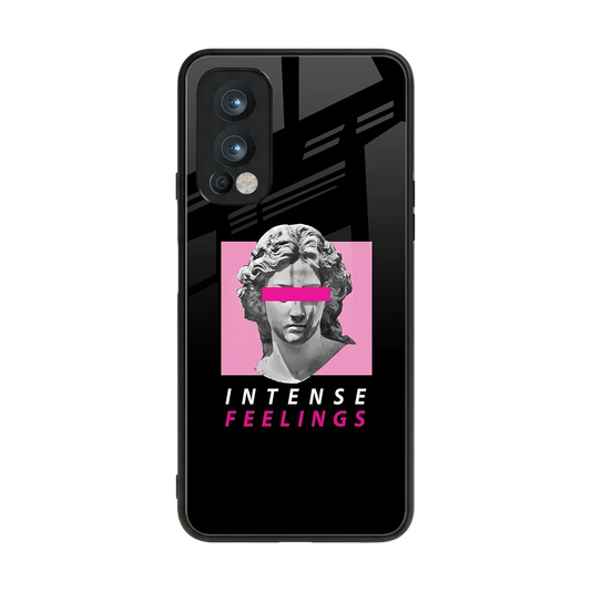 Intense Feelings back phone cover | glass case for oneplus nord 2