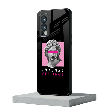 Intense Feelings oneplus nord 2 mobile cover | shockproof glass phone case