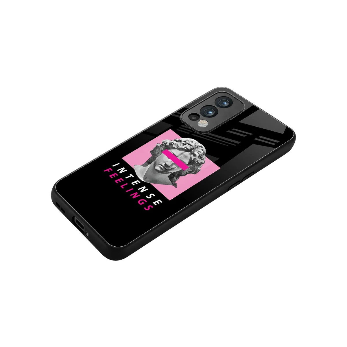Intense Feelings stylish phone case for oneplus nord 2 | glossy glass and slim fit