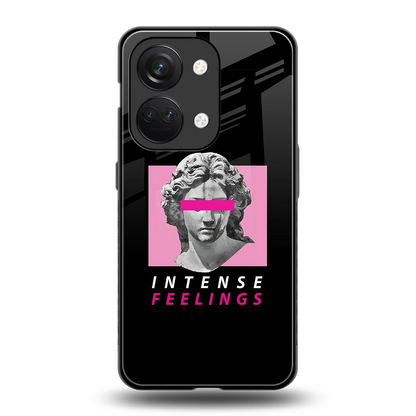 Intense Feelings back phone cover | glass case for oneplus nord 3
