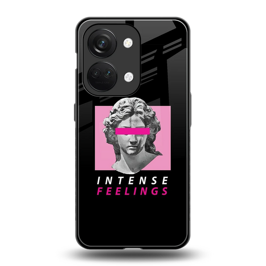 Intense Feelings back phone cover | glass case for oneplus nord 3