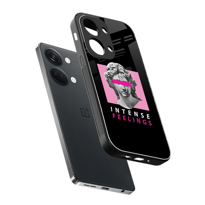 Intense Feelings sleek oneplus nord 3 cover with tempered glass back and TPU edges