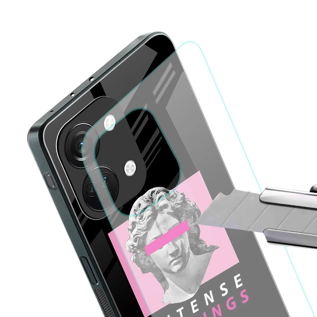 Intense Feelings stylish phone case for oneplus nord 3 | glossy glass and slim fit