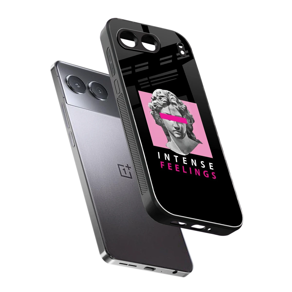 Intense Feelings sleek oneplus nord 4 cover with tempered glass back and TPU edges