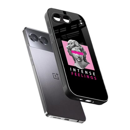 Intense Feelings sleek oneplus nord 4 cover with tempered glass back and TPU edges