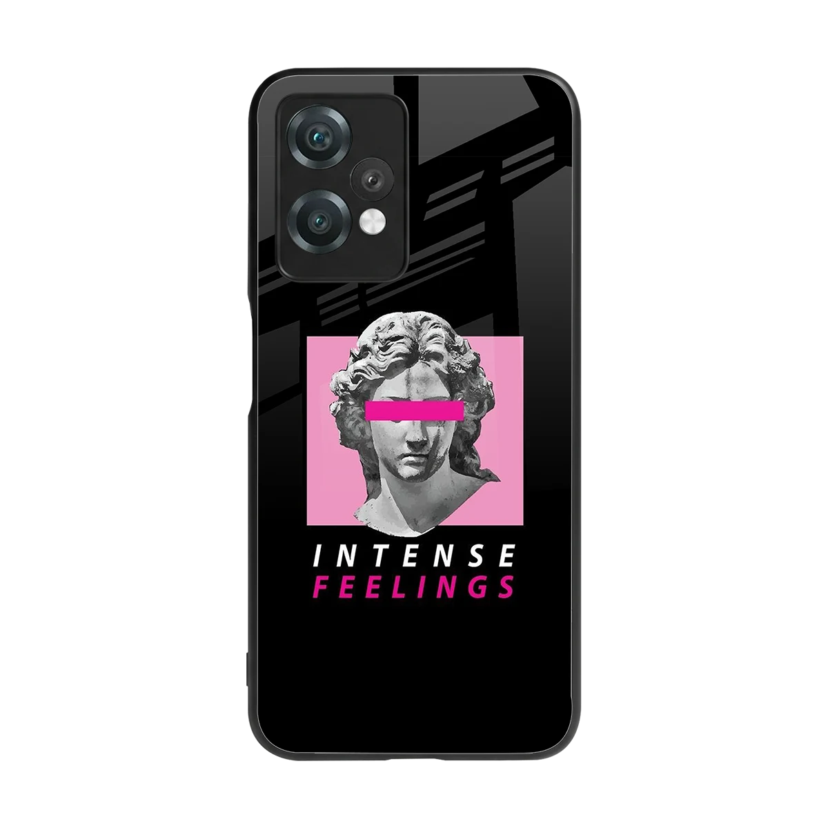 Intense Feelings back phone cover | glass case for oneplus nord ce 2 lite