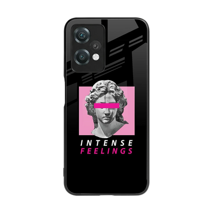 Intense Feelings back phone cover | glass case for oneplus nord ce 2 lite