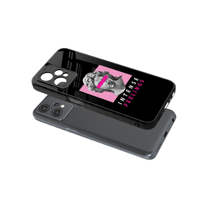 Intense Feelings sleek oneplus nord ce 2 lite cover with tempered glass back and TPU edges