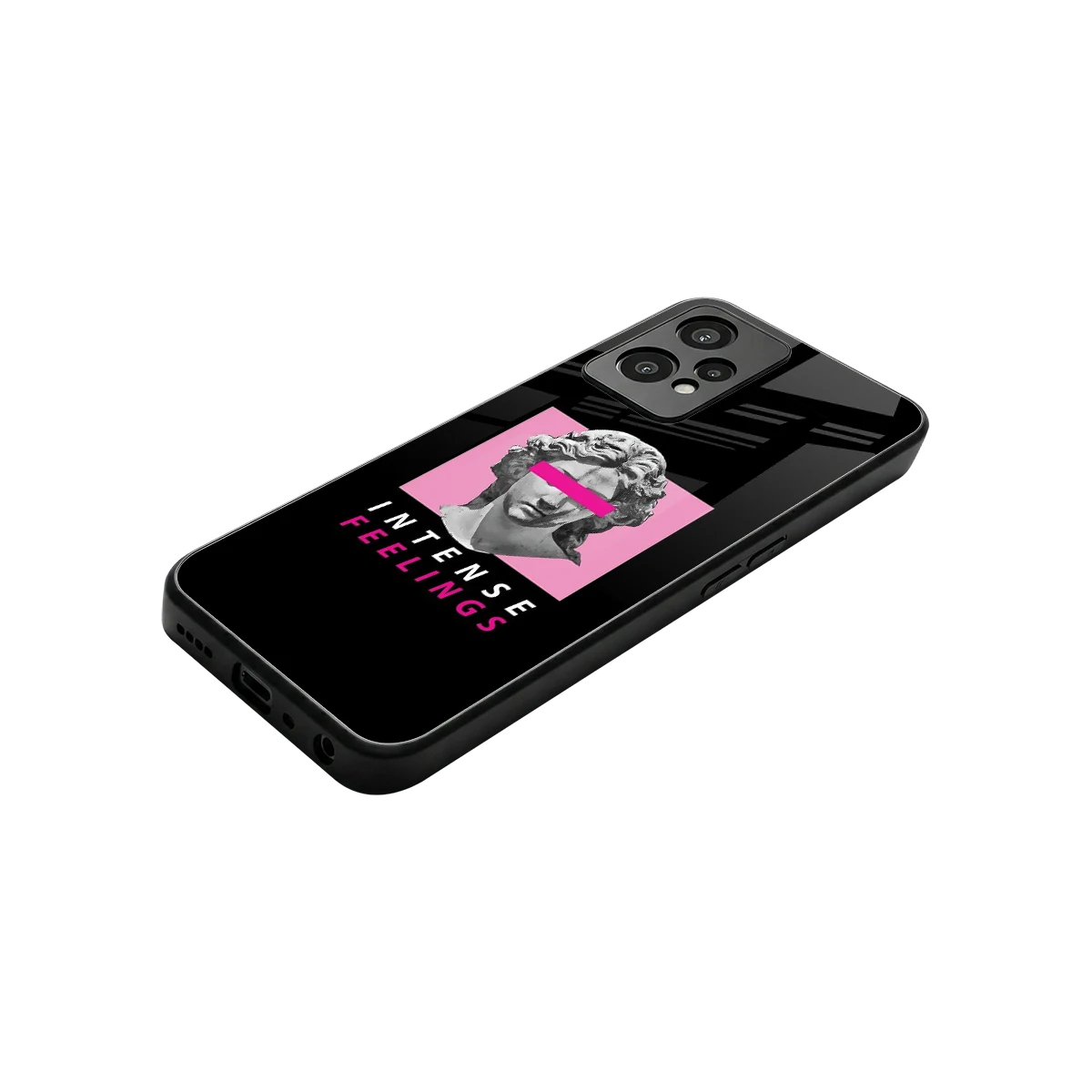 Intense Feelings stylish phone case for oneplus nord ce 2 lite | glossy glass and slim fit