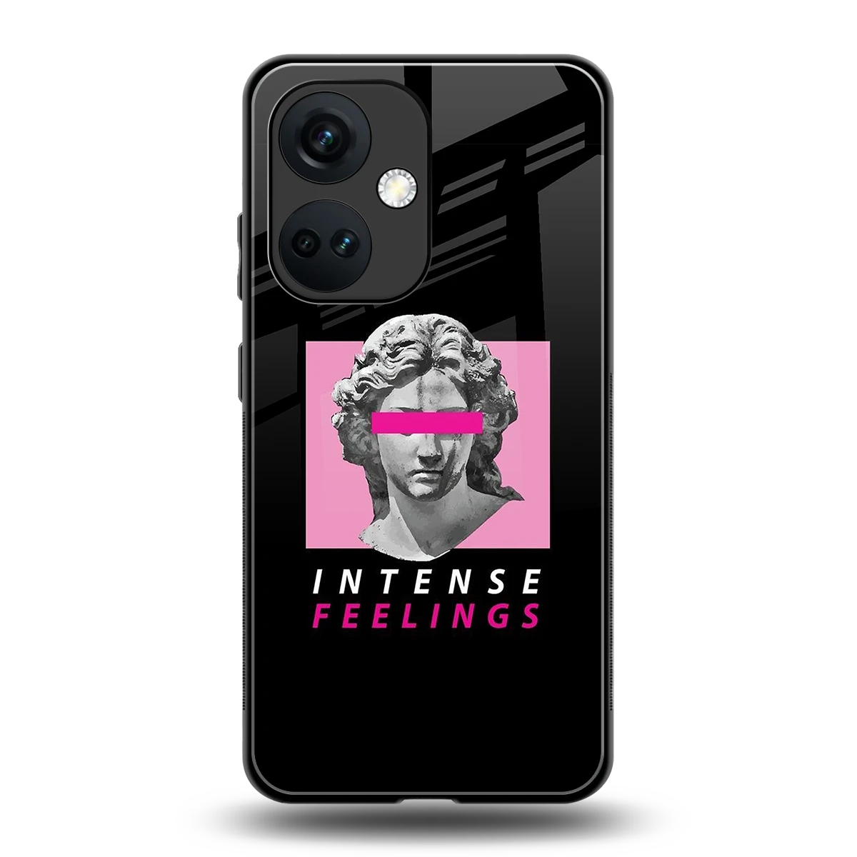 Intense Feelings back phone cover | glass case for oneplus nord ce 3