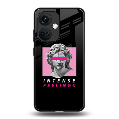 Intense Feelings back phone cover | glass case for oneplus nord ce 3