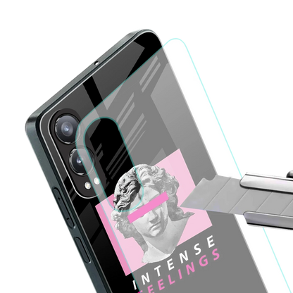 Intense Feelings stylish phone case for oneplus nord ce 4 lite | glossy glass and slim fit