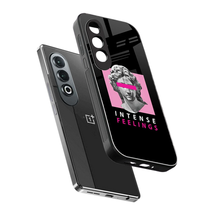 Intense Feelings sleek oneplus nord ce 4 cover with tempered glass back and TPU edges