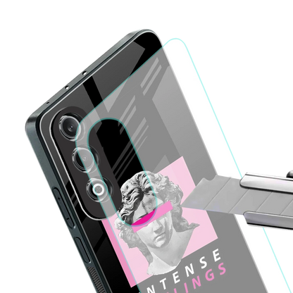Intense Feelings stylish phone case for oneplus nord ce 4 | glossy glass and slim fit