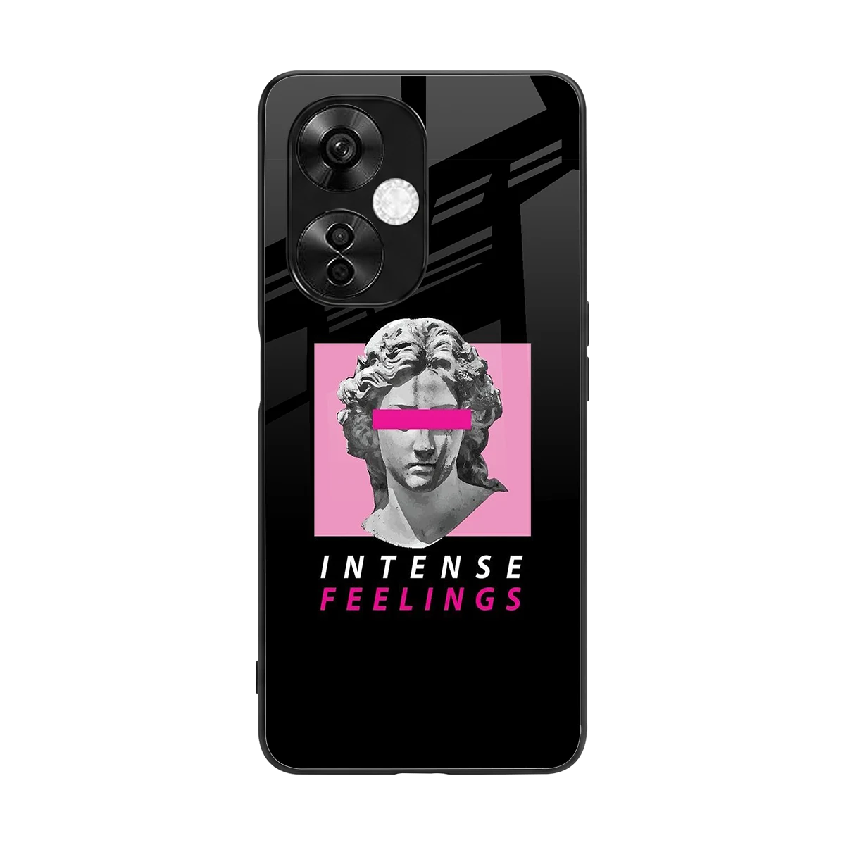 Intense Feelings back phone cover | glass case for oneplus nord ce 3 lite