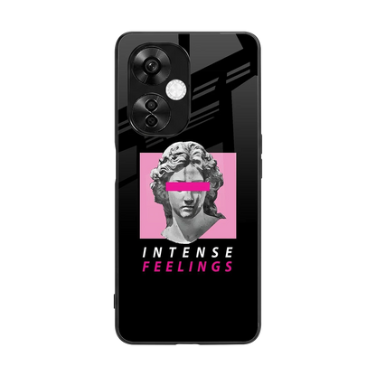 Intense Feelings back phone cover | glass case for oneplus nord ce 3 lite