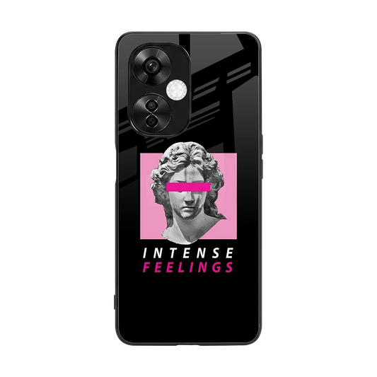 Intense Feelings back phone cover | glass case for oneplus nord ce 3 lite