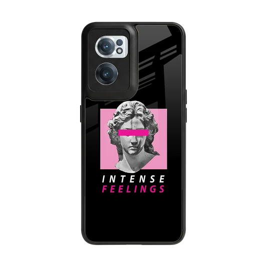 Intense Feelings back phone cover | glass case for oneplus nord ce 2