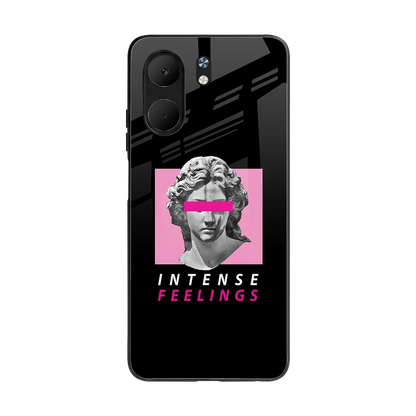 Intense Feelings back phone cover | glass case for oppo a5x 5g