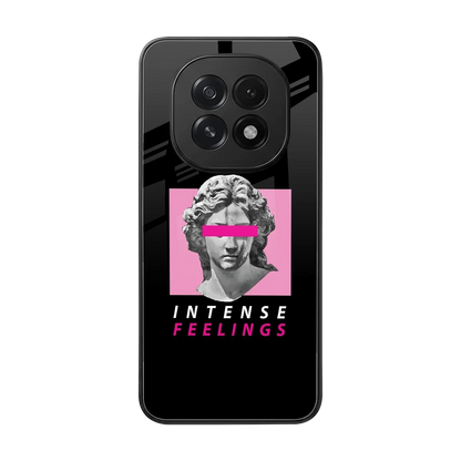 Intense Feelings back phone cover | glass case for oppo f29 5g