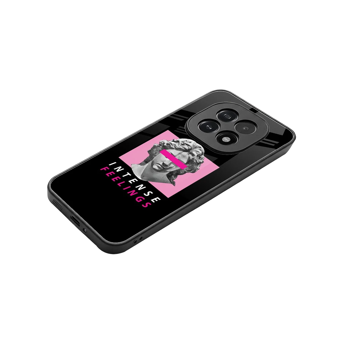 Intense Feelings stylish phone case for oppo f29 5g | glossy glass and slim fit