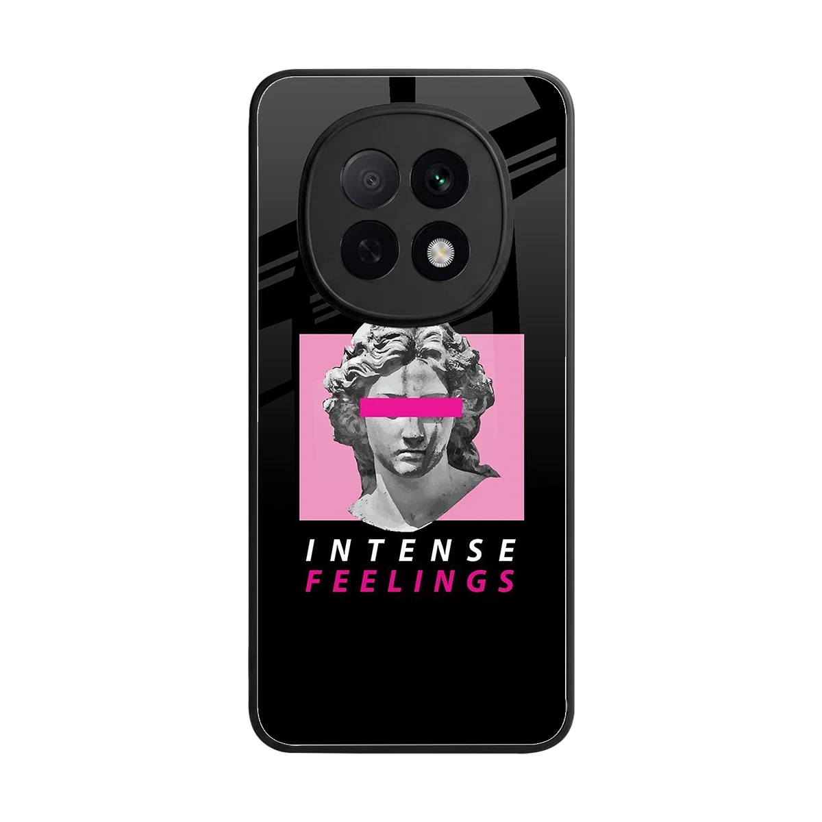 Intense Feelings back phone cover | glass case for oppo f29 pro 5g