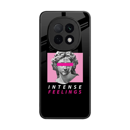 Intense Feelings back phone cover | glass case for oppo f29 pro 5g