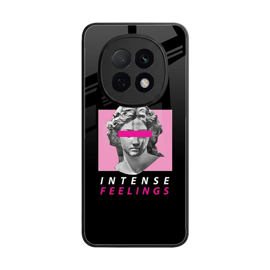 Intense Feelings back phone cover | glass case for oppo f29 pro 5g