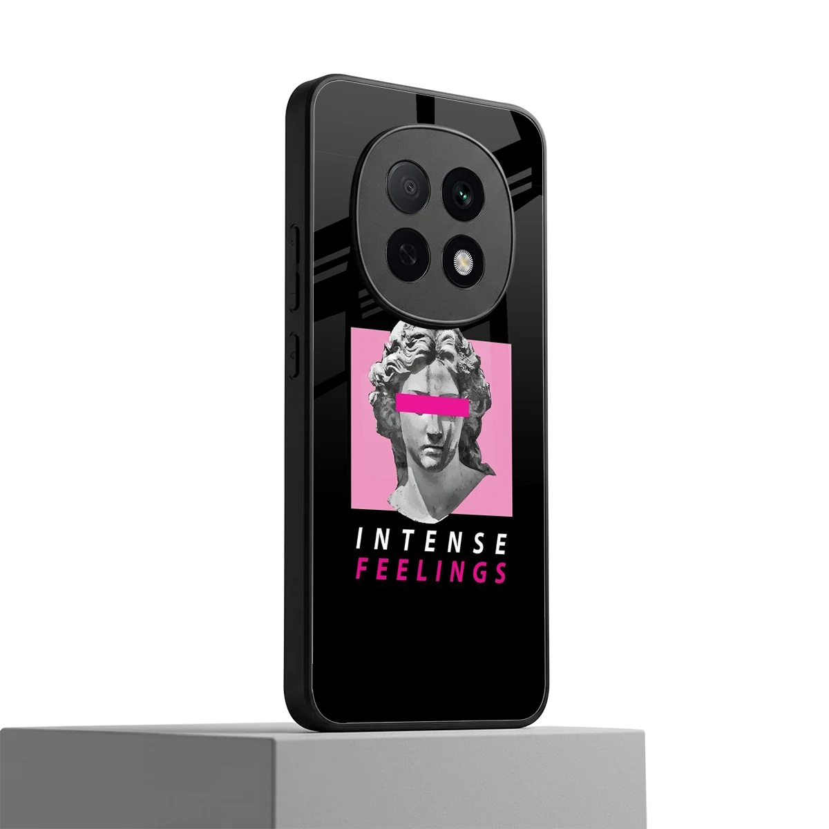 Intense Feelings oppo f29 pro 5g mobile cover | shockproof glass phone case