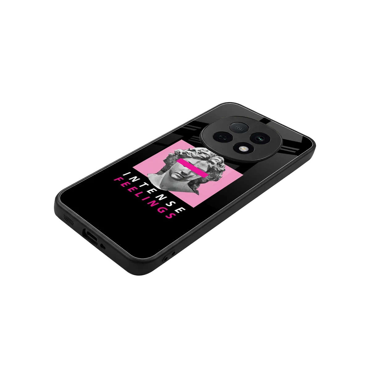 Intense Feelings stylish phone case for oppo f29 pro 5g | glossy glass and slim fit
