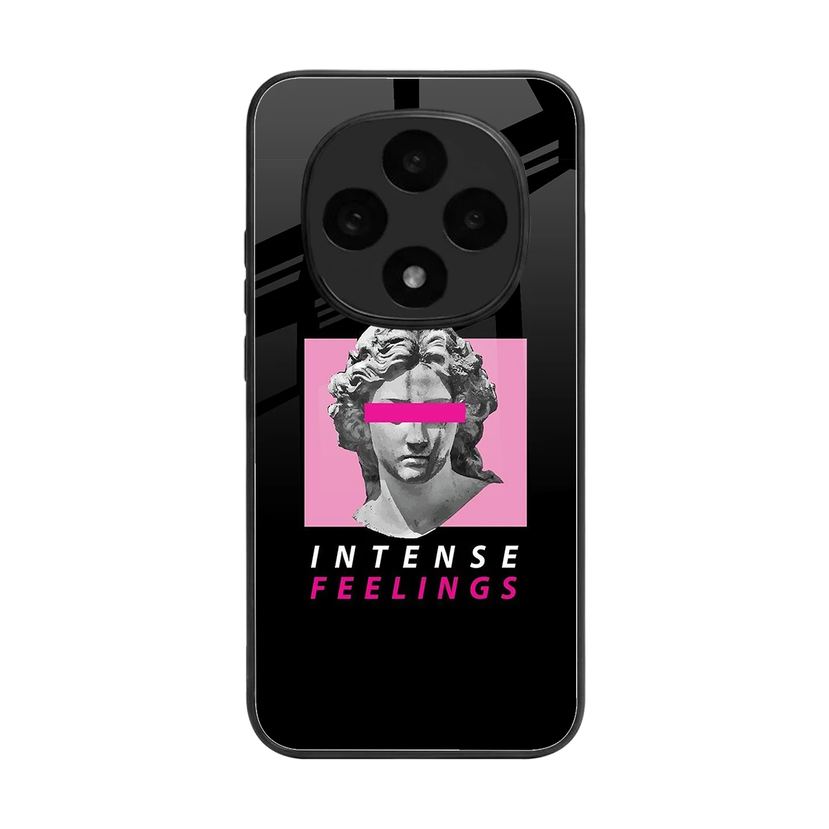 Intense Feelings back phone cover | glass case for oppo f31 pro 5g