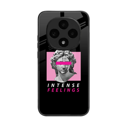 Intense Feelings back phone cover | glass case for oppo f31 pro 5g