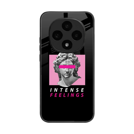 Intense Feelings back phone cover | glass case for oppo f31 pro 5g