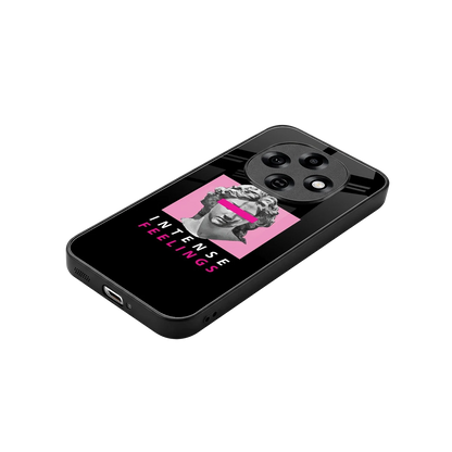 Intense Feelings stylish phone case for oppo f31 pro 5g | glossy glass and slim fit