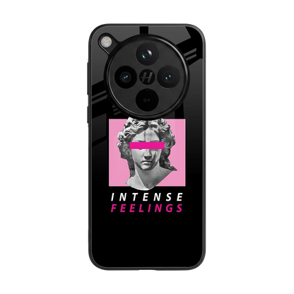 Intense Feelings back phone cover | glass case for oppo find x8