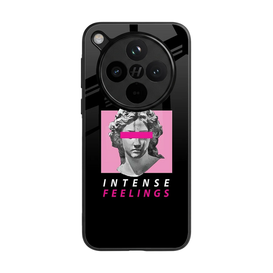Intense Feelings back phone cover | glass case for oppo find x8