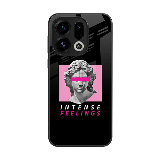 Intense Feelings back phone cover | glass case for oppo find x9