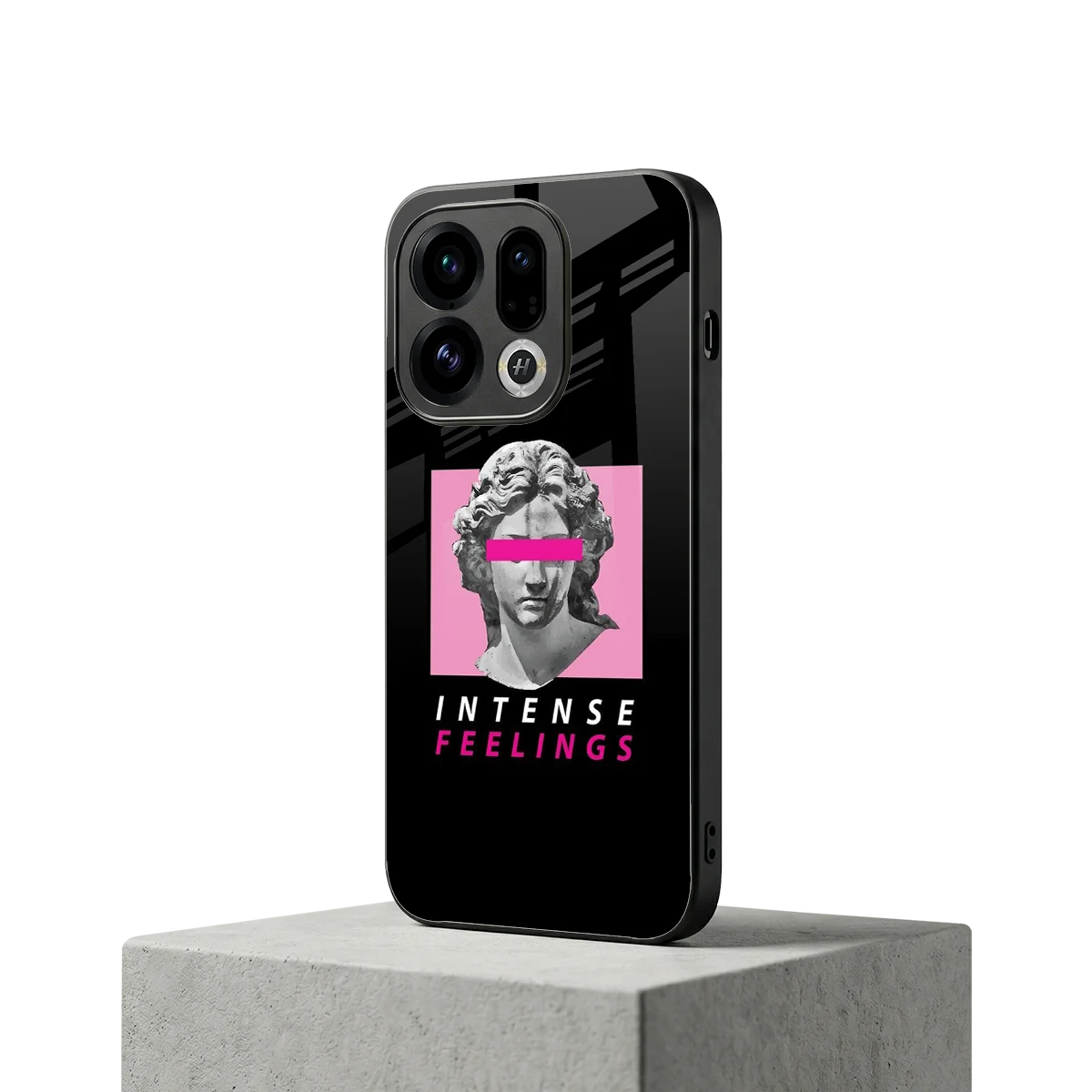 Intense Feelings oppo find x9 mobile cover | shockproof glass phone case