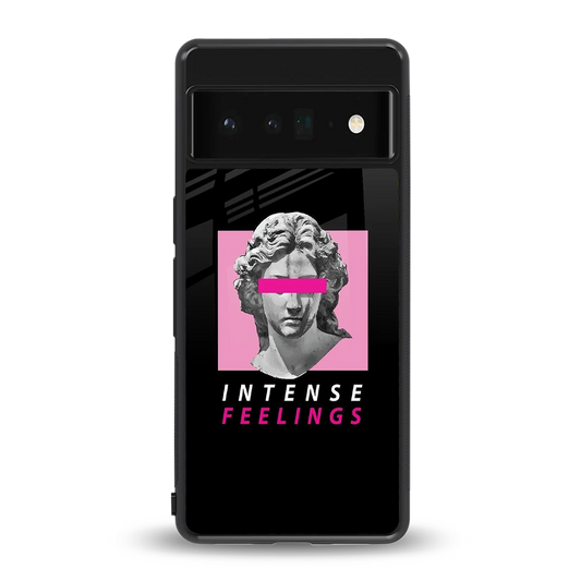 Intense Feelings back phone cover | glass case for google pixel 6 pro