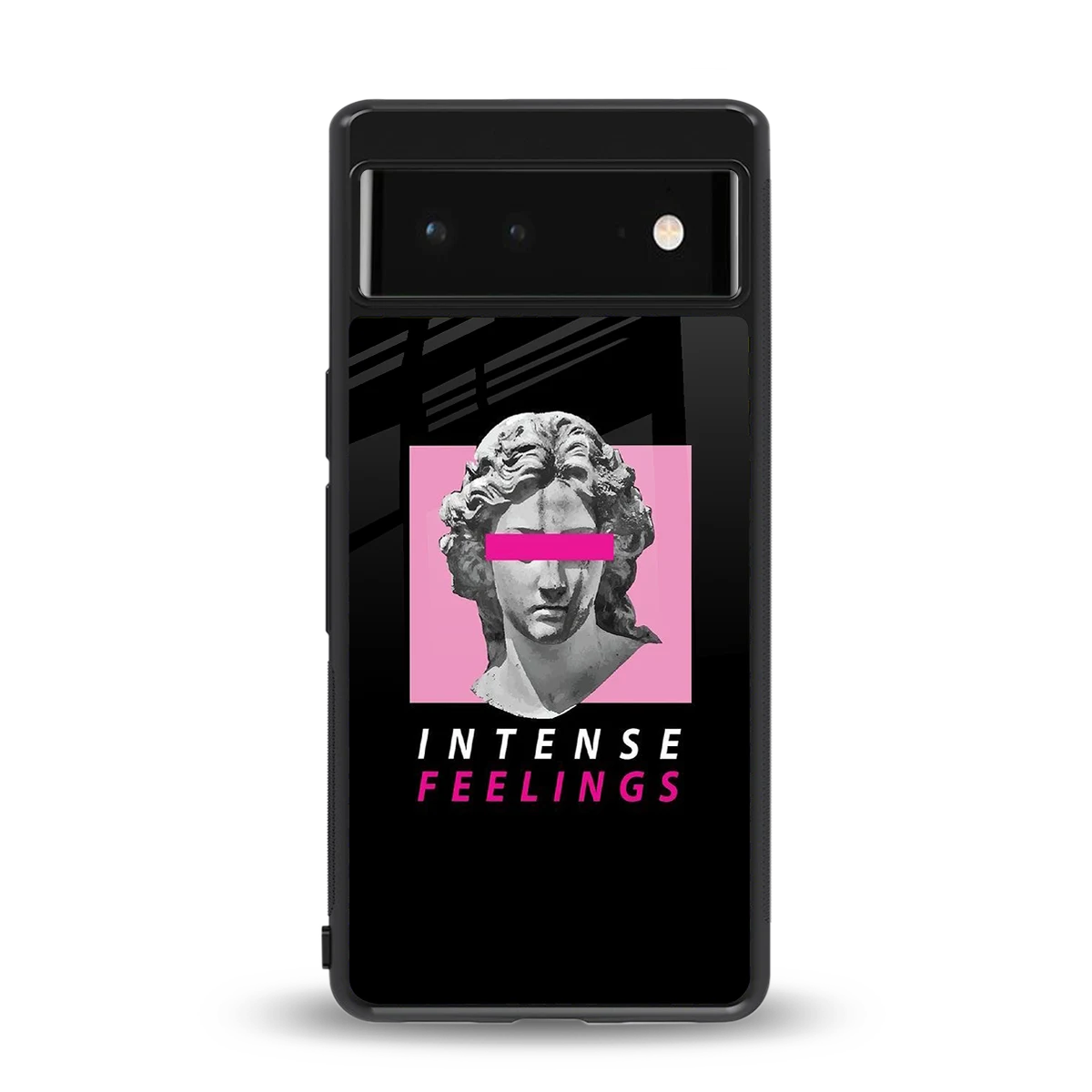 Intense Feelings back phone cover | glass case for google pixel 6