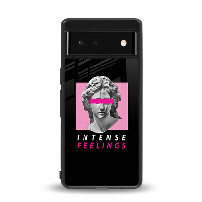 Intense Feelings back phone cover | glass case for google pixel 6a