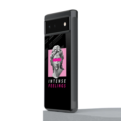 Intense Feelings stylish phone case for google pixel 6 | glossy glass and slim fit