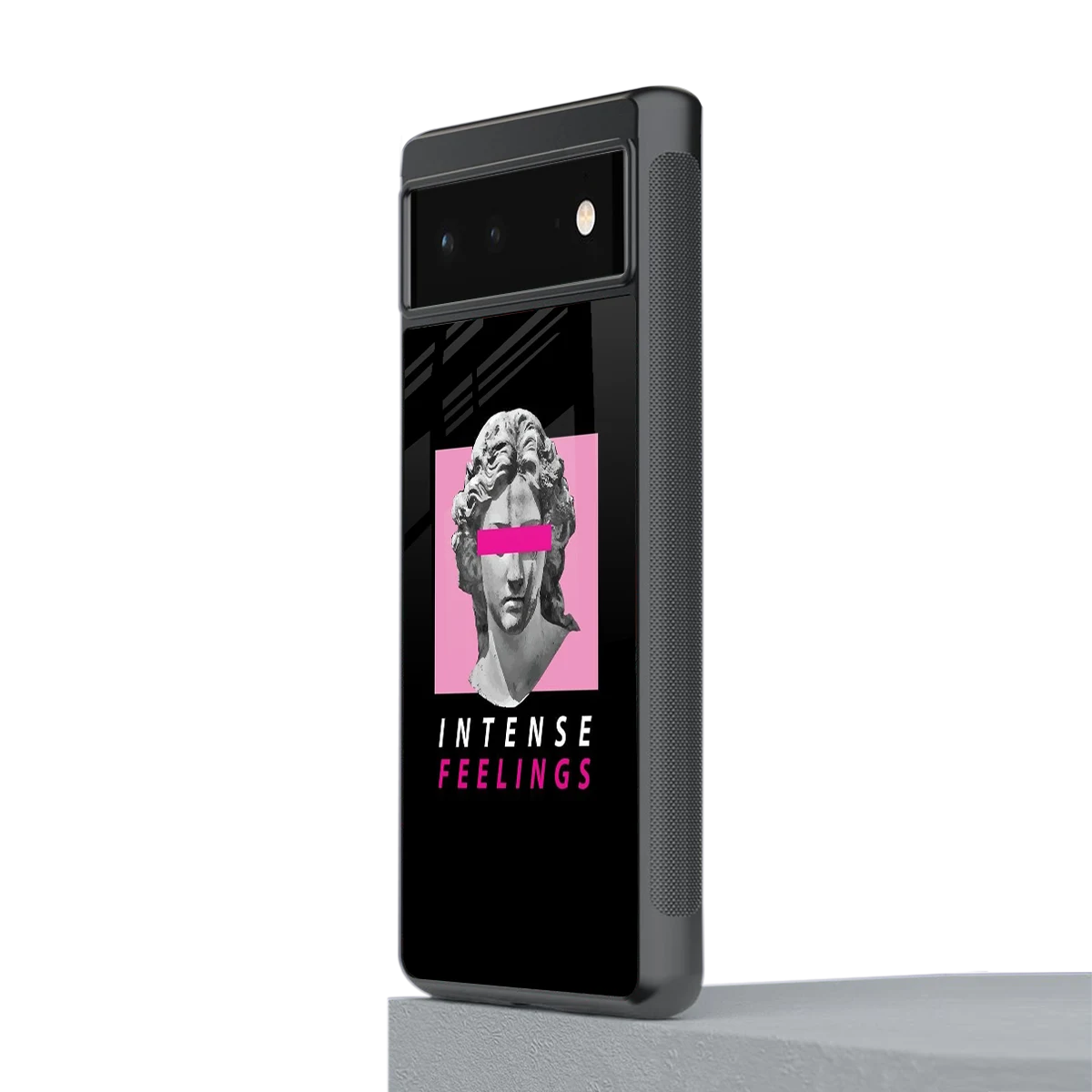 Intense Feelings stylish phone case for google pixel 6a | glossy glass and slim fit