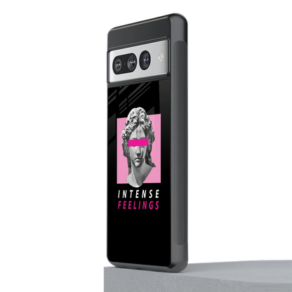 Intense Feelings stylish phone case for google pixel 7 pro | glossy glass and slim fit