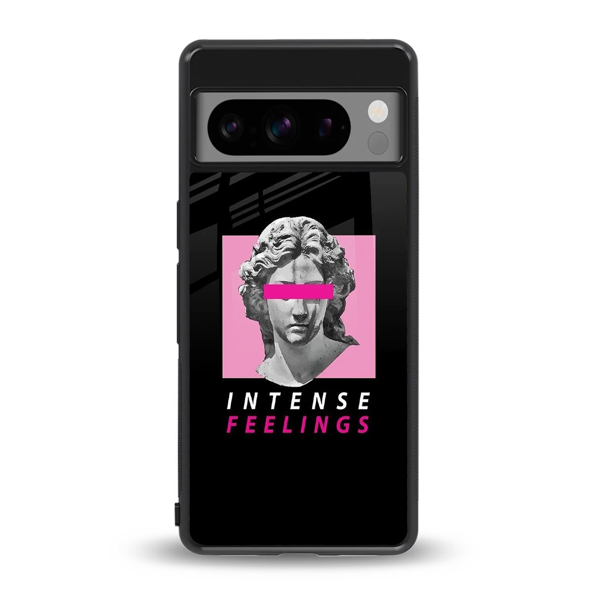 Intense Feelings back phone cover | glass case for google pixel 8 pro